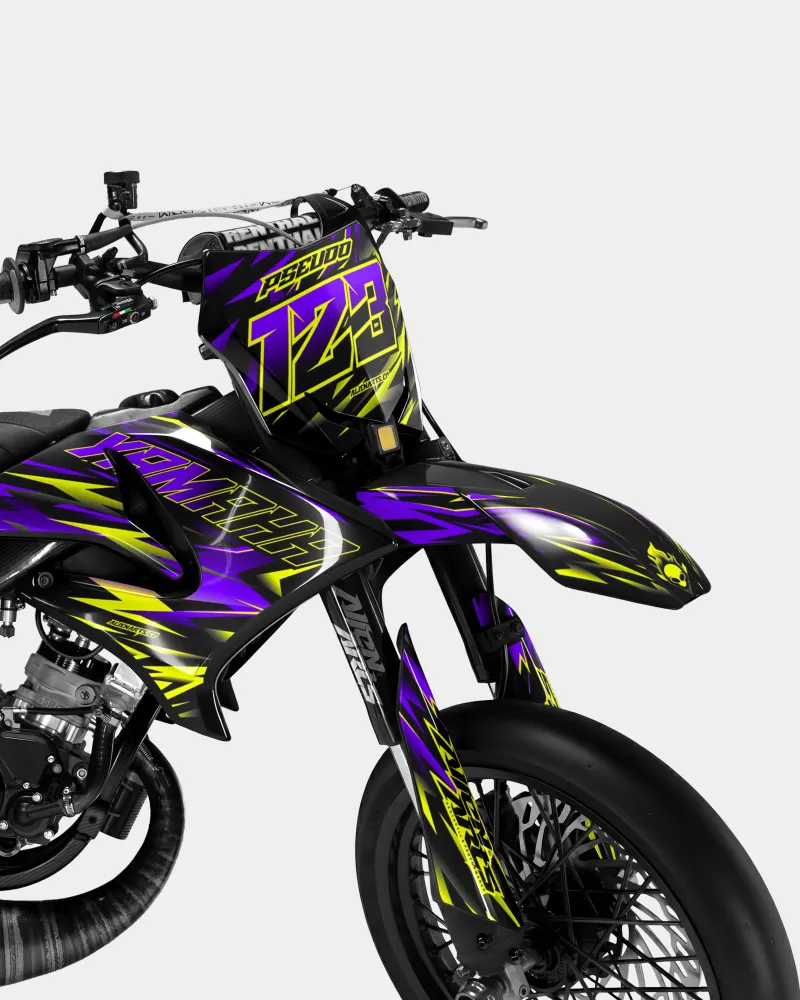SORAE - YAMAHA DT 50cc decoratieset - Paars