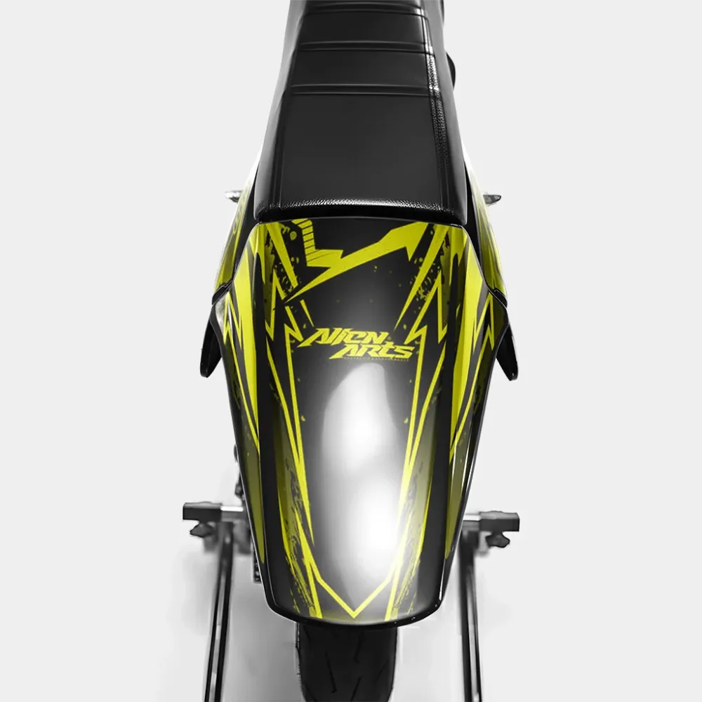 SPIEGEL - Decoratieset DERBI 50cc - Geel