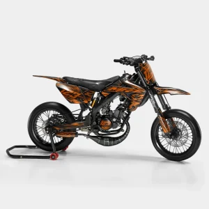 SPIEGEL - Decoratieset RIEJU 50cc - Oranje