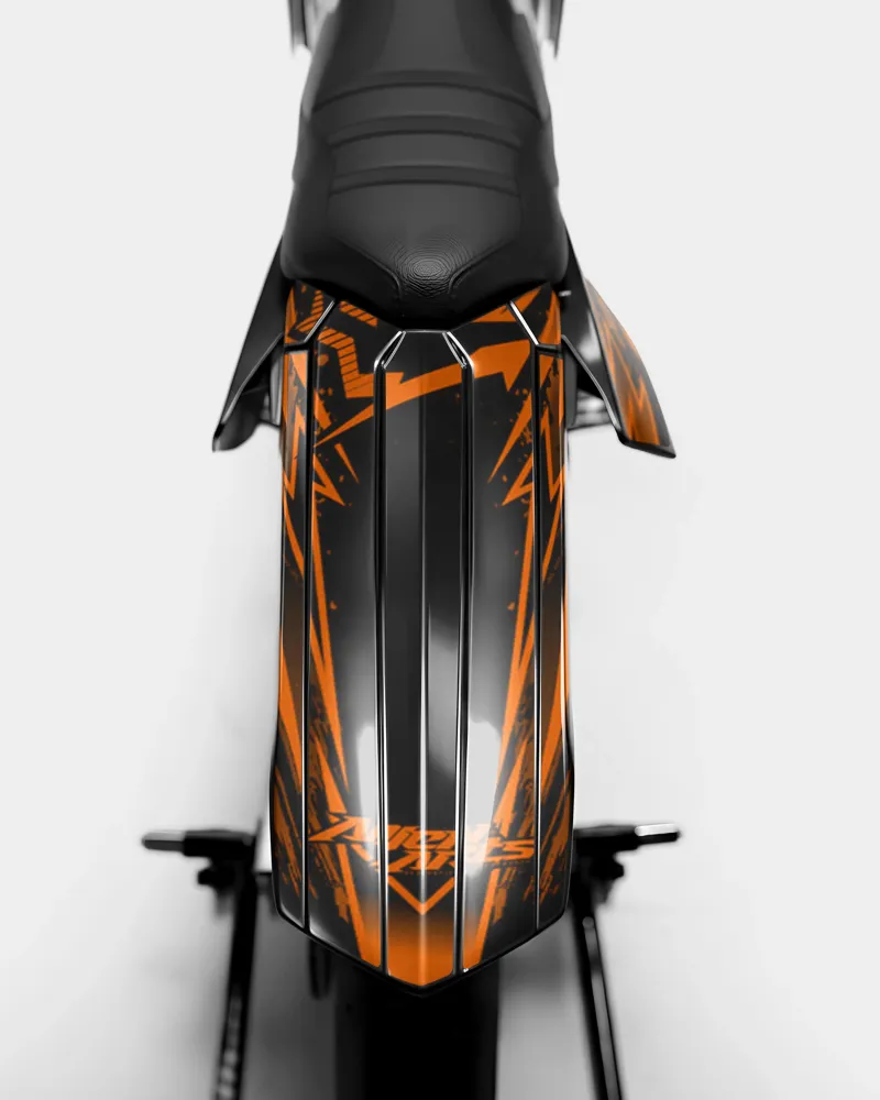 SPIEGEL - Decoratieset RIEJU 50cc - Oranje