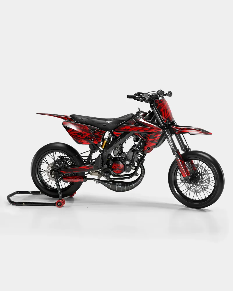SPIEGEL - Decoratieset RIEJU 50cc - Rood