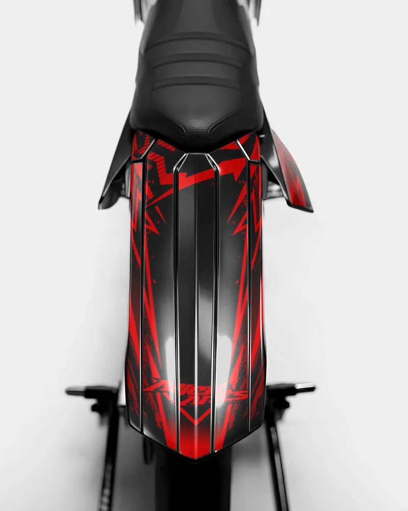 SPIEGEL - Decoratieset RIEJU 50cc - Rood