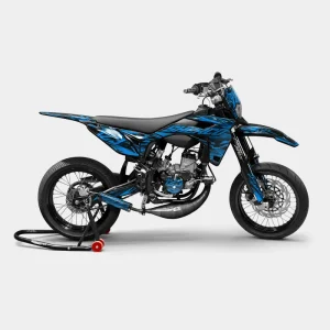 SPIEGEL - Decoratieset SHERCO 50cc - Blauw