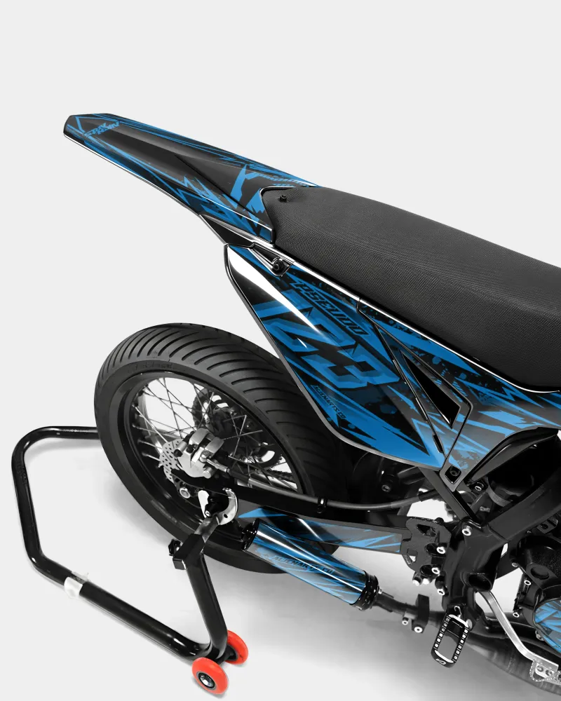 SPIEGEL - Decoratieset SHERCO 50cc - Blauw