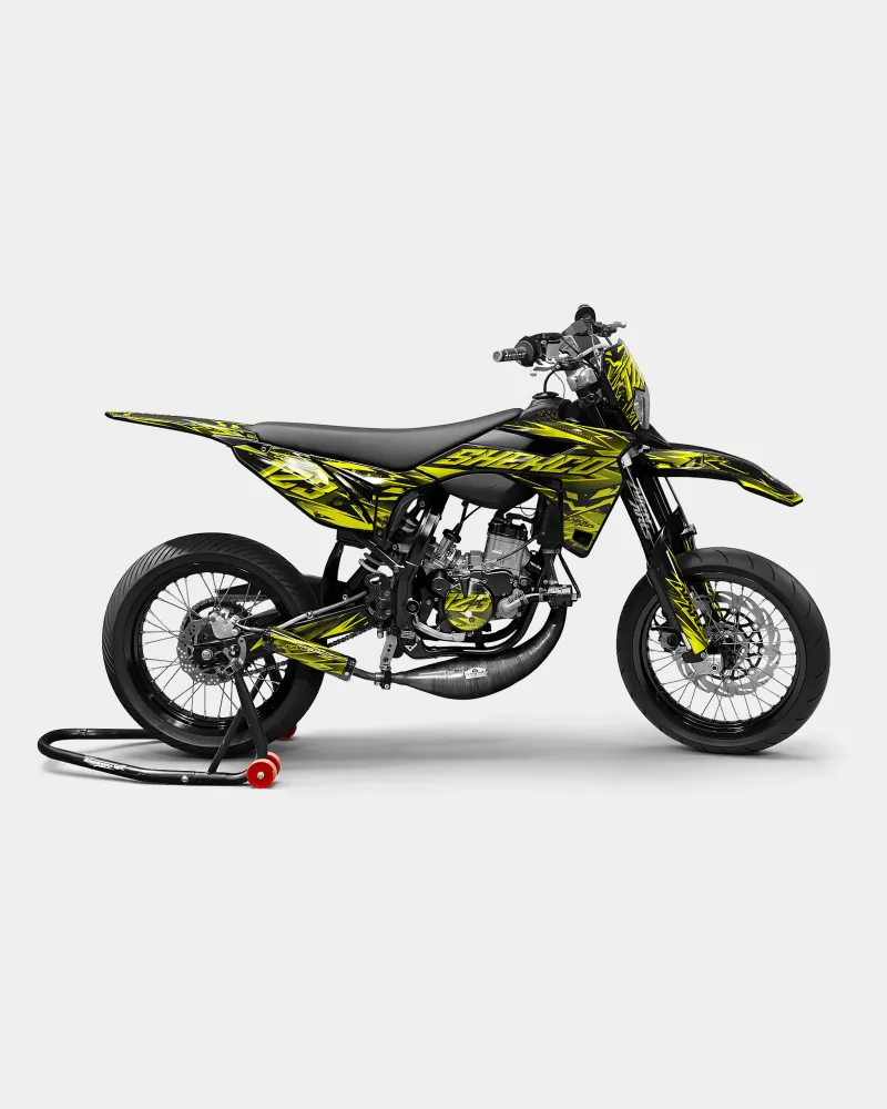 SPIEGEL - Decoratieset SHERCO 50cc - Geel