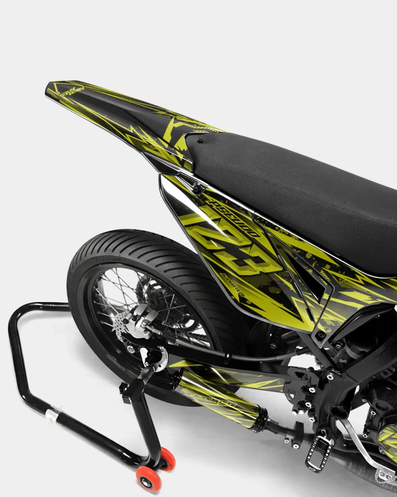 SPIEGEL - Decoratieset SHERCO 50cc - Geel