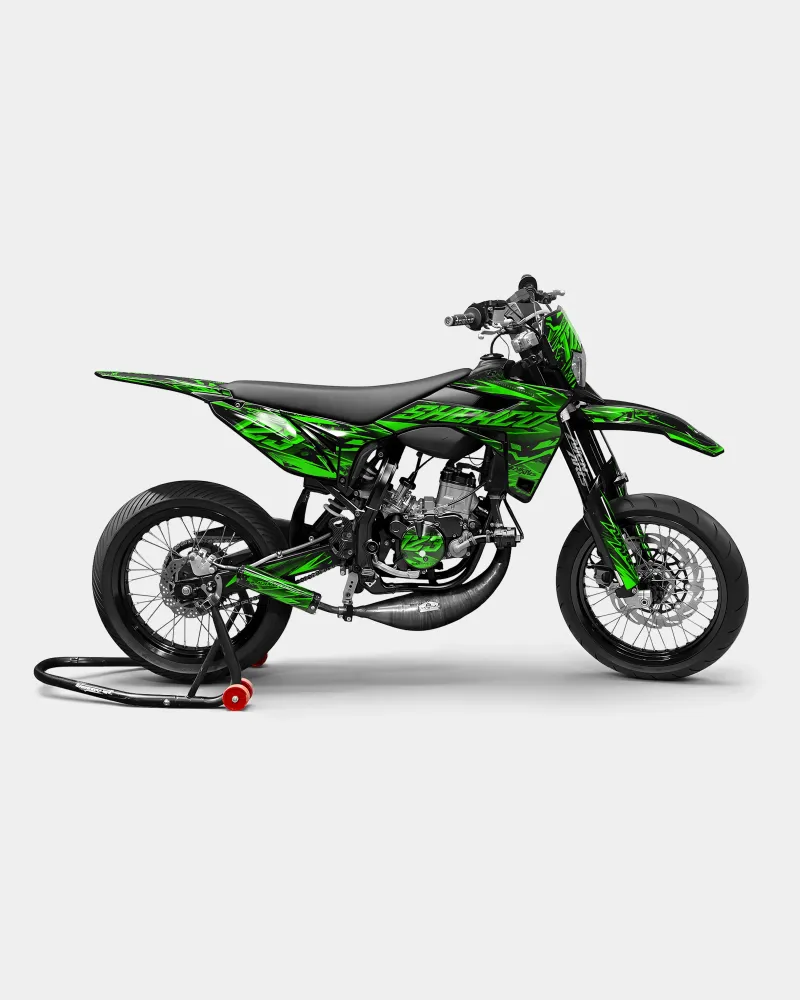 SPIEGEL - Decoratieset SHERCO 50cc - Groen