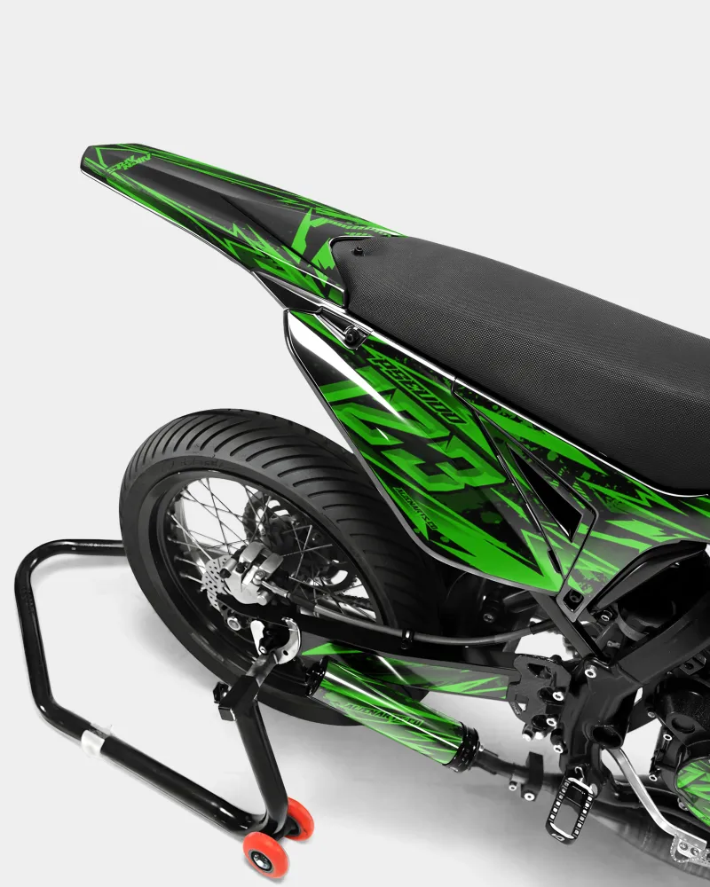 SPIEGEL - Decoratieset SHERCO 50cc - Groen
