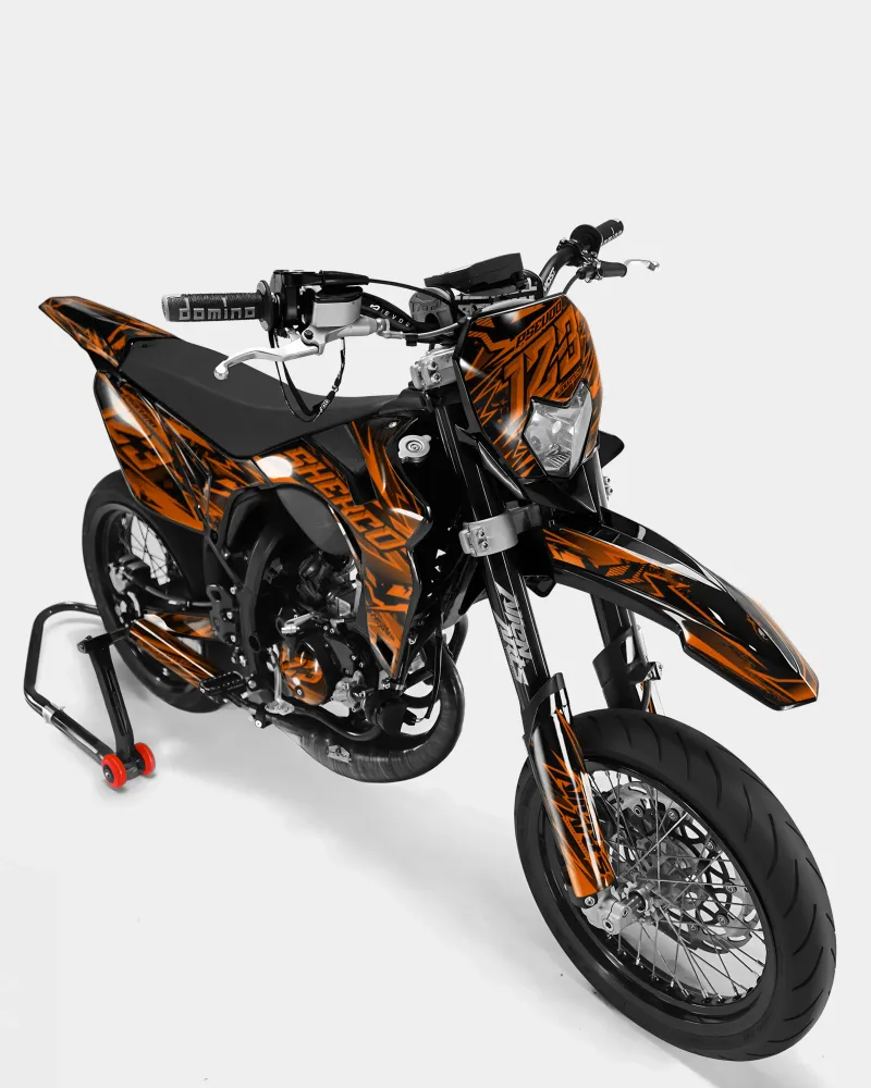 SPIEGEL - Decoratieset SHERCO 50cc - Oranje