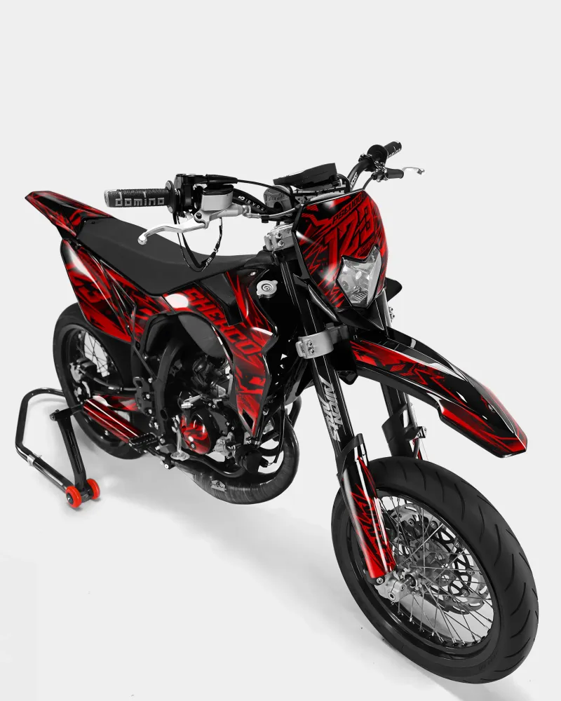 SPIEGEL - Decoratieset SHERCO 50cc - Rood