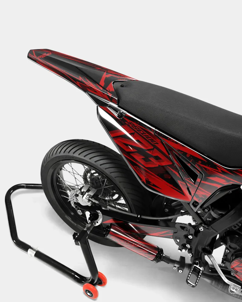 SPIEGEL - Decoratieset SHERCO 50cc - Rood