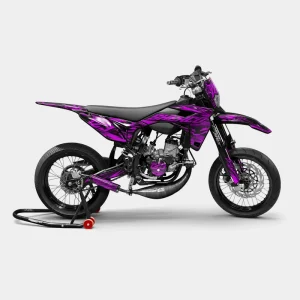 SPIEGEL - Decoratieset SHERCO 50cc - Roze