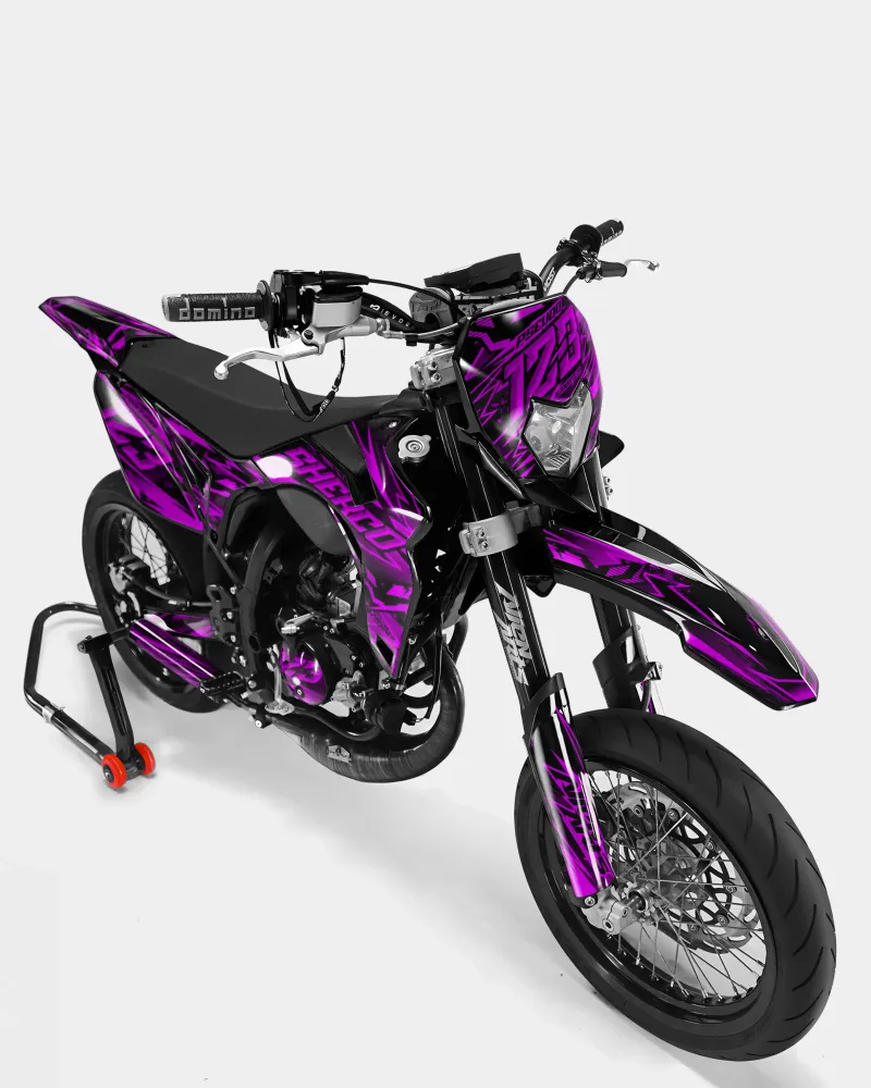 SPIEGEL - Decoratieset SHERCO 50cc - Roze