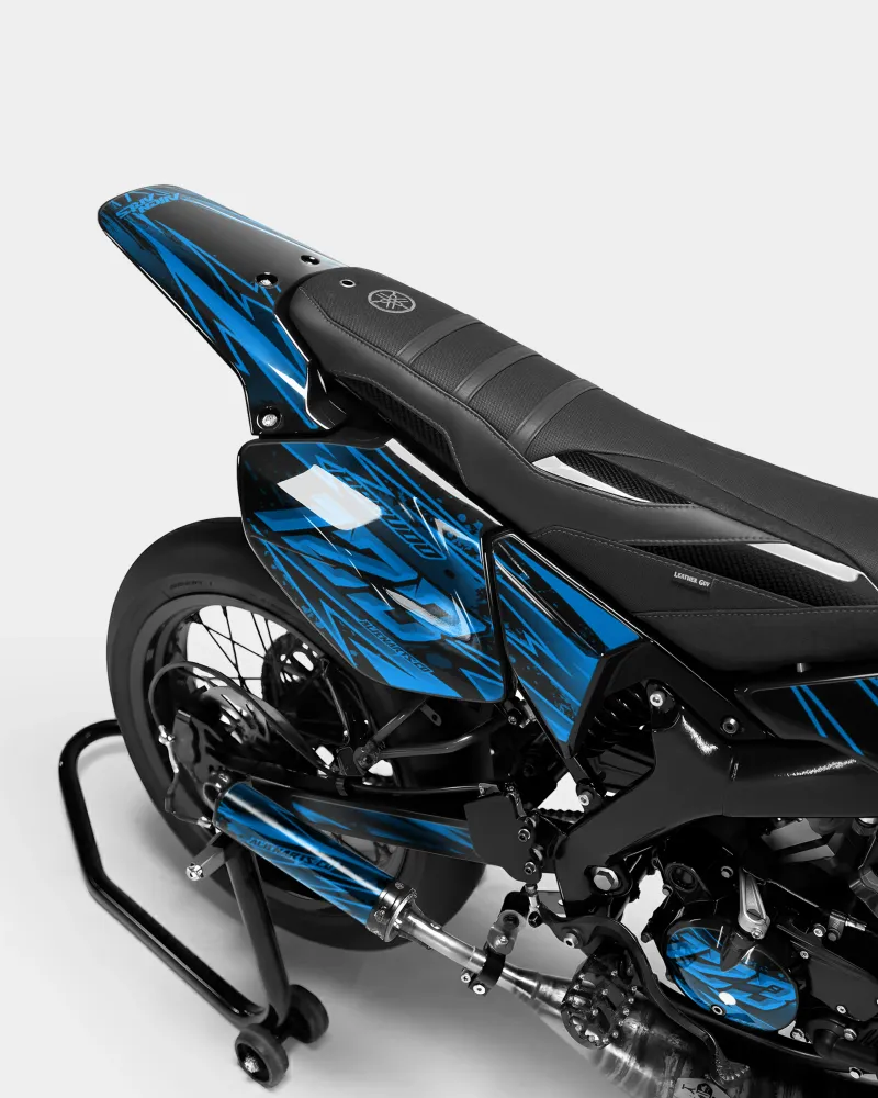 SPIEGEL - Decoratieset YAMAHA DT 50cc - Blauw