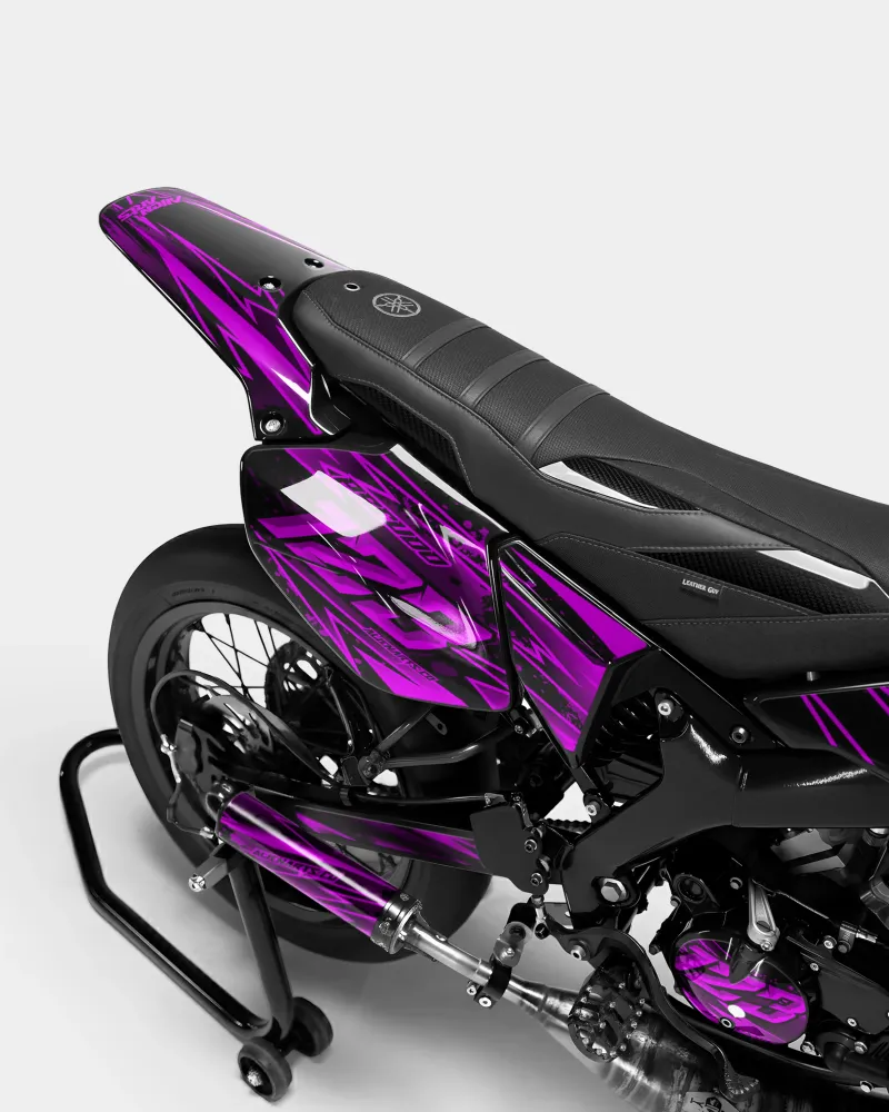 SPIEGEL - Decoratieset YAMAHA DT 50cc - Roze