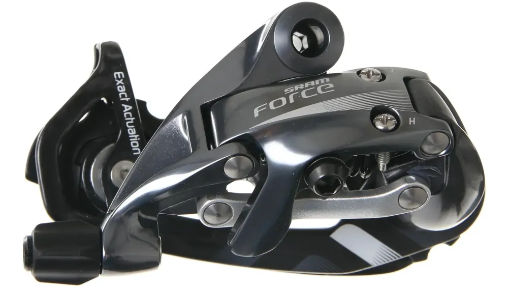 SRAM Force 22 achterderailleur WiFLi 11-speed middellange kooi zwart/grijs