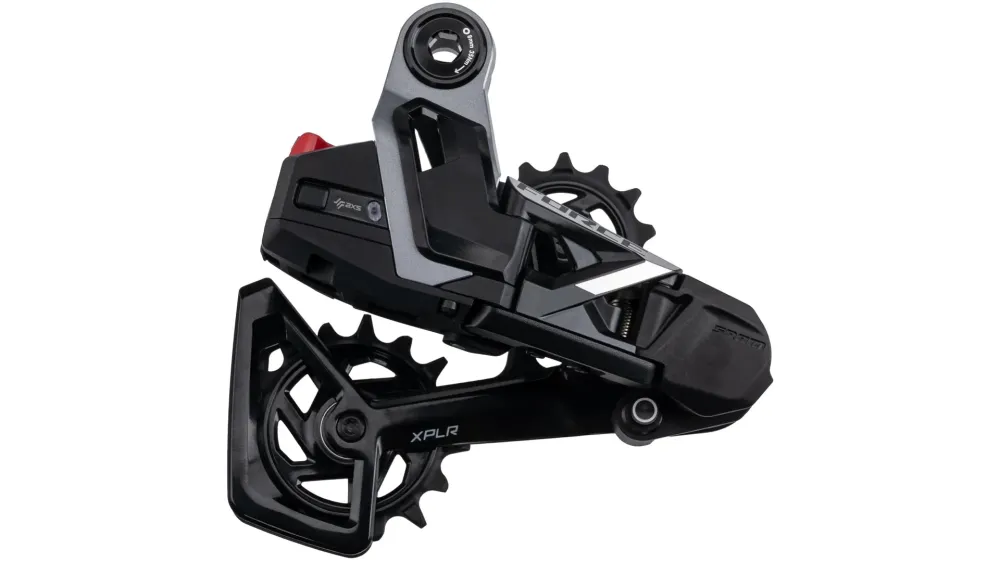 SRAM Force AXS XPLR E1 solderen zonder batterij 13-speed zwart zwart/multicolor