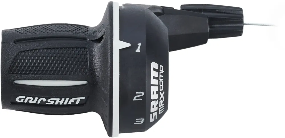 SRAM MRX Comp grip shifter 3-speed front black