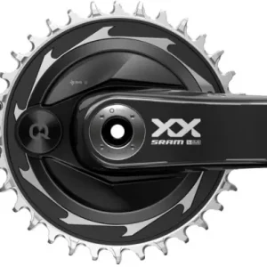 SRAM Quarq XX SL Eagle AXS T-Type vermogensmeter crankstel 34T 12-speed Thread Mount zwart