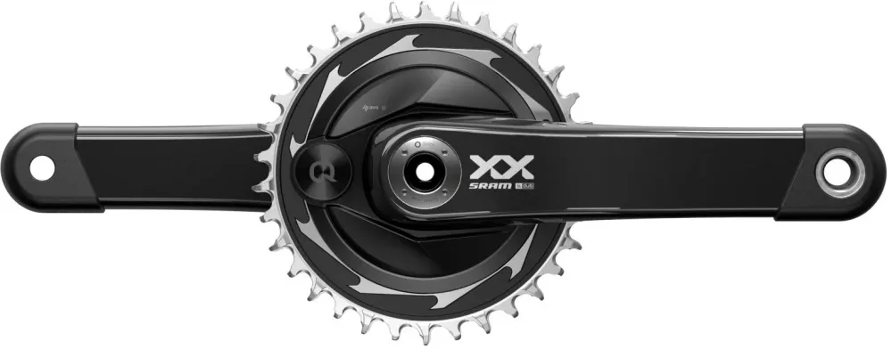SRAM Quarq XX SL Eagle AXS T-Type vermogensmeter crankstel 34T 12-speed Thread Mount zwart