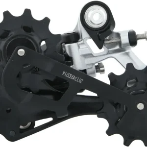 SRAM Rival 1 achterderailleur Type 3.0 lange kooi 11-speed zilver zilver/zwart