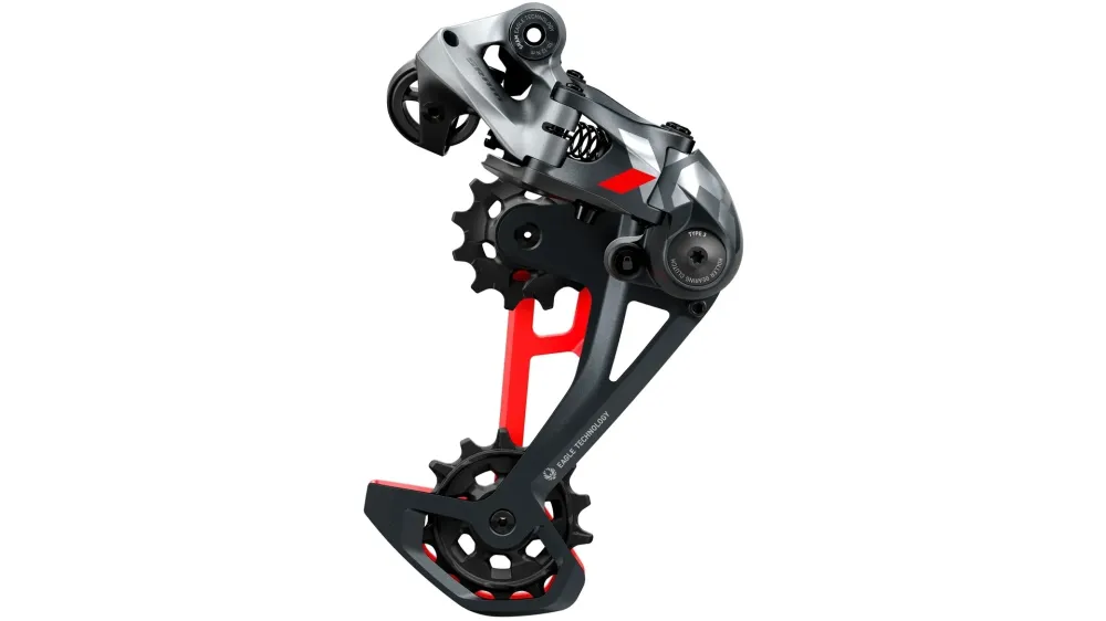 SRAM X01 Eagle achterderailleur 12-speed grijs