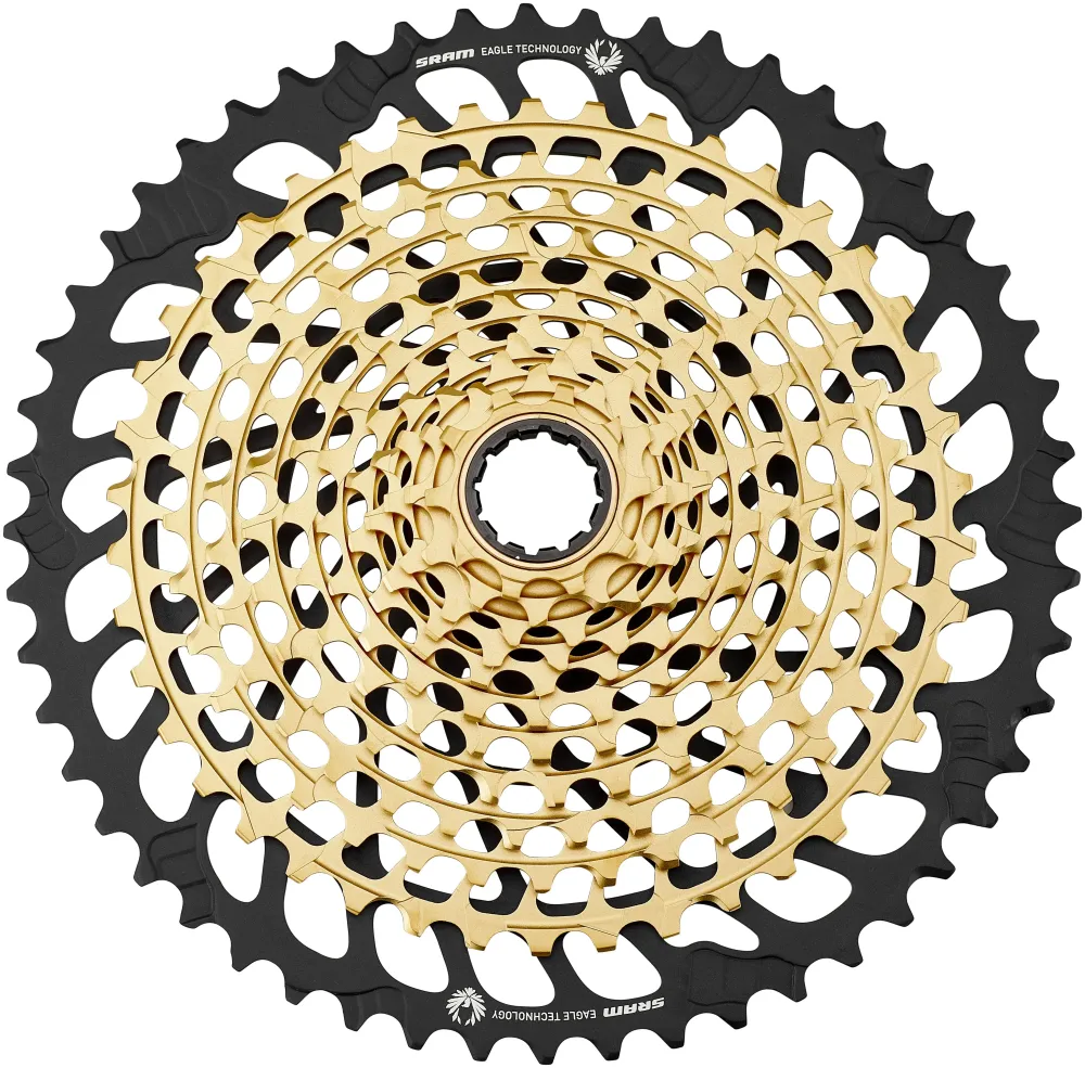 SRAM XG-1299 Eagle cassette 12-speed goud