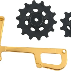 SRAM X-Sync en binnenkooi derailleurwieltjes voor XX1 Eagle derailleur goud