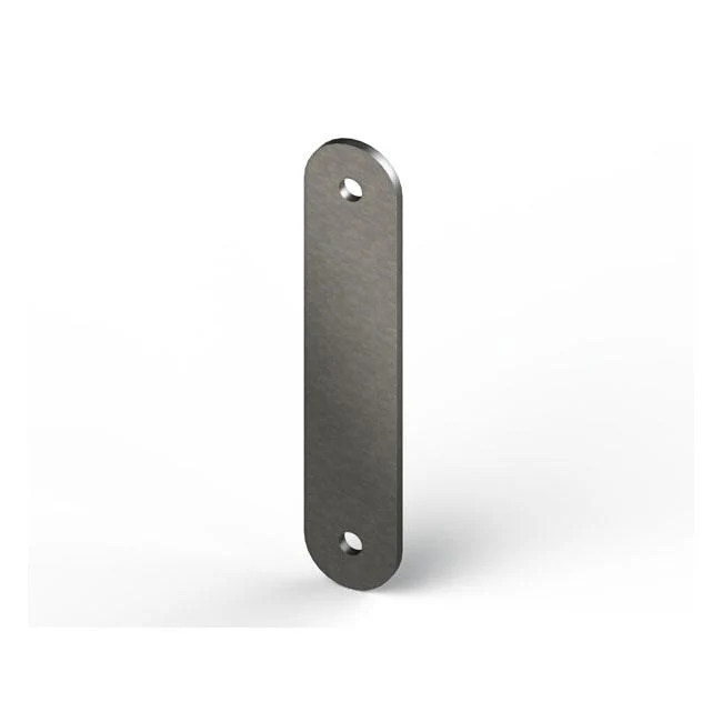 Stalen montagelipje 3mm B:25.4mm L:125mm Gat: 1/4" (6.35mm)