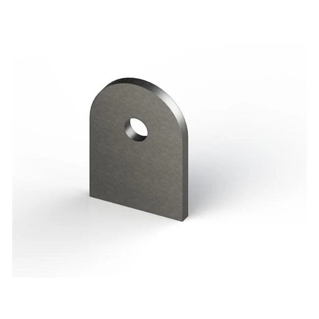 Stalen montagelipje 3mm B:25.4mm L:35mm Gat: 1/4" (6.35mm)
