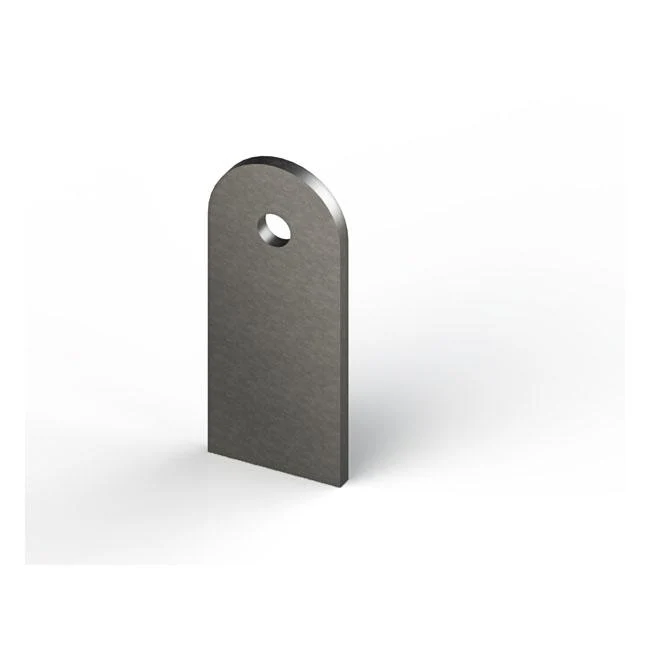 Stalen montagelipje 3mm B:25.4mm L:60mm Gat: 1/4" (6.35mm)
