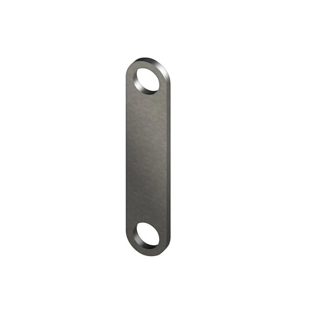 Stalen montagelipje 6mm B:32mm L:155mm voor dubbele doorvoer