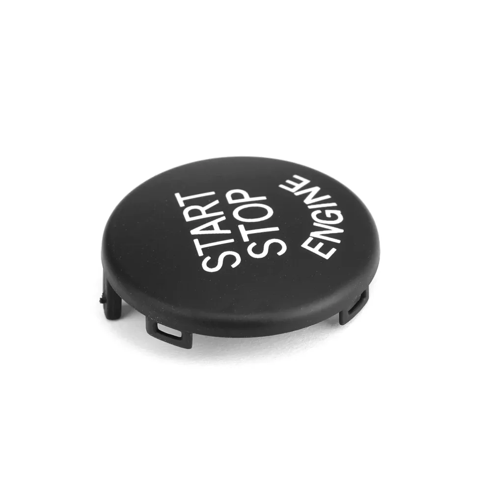 Start Stop Motorknopschakelaarafdekking voor BMW E Chassis E90 E91 X5 E70 E60 Zwart