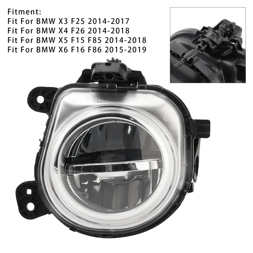 1 stks LED Linksvoor Mistlamp Voor BMW X3 F25 X4 F26 X5 F15 X6 F16 63177317251