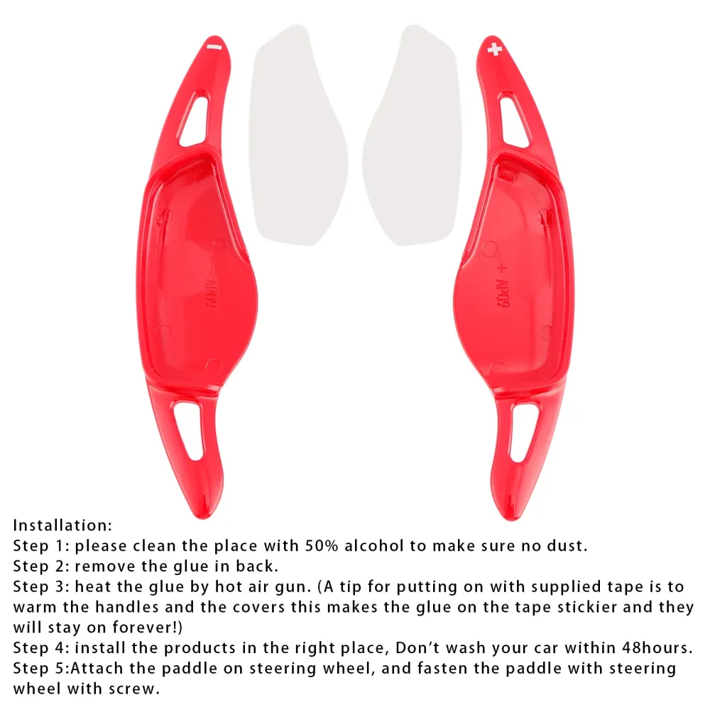 Stuurwiel Paddle Shifter Uitbreidingen Voor BMW G05 X5 F95 X5M G07 X7 G22 Rood