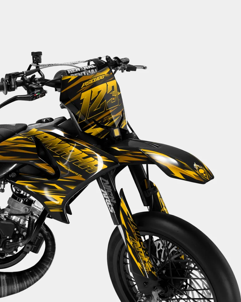 SUJAK - Decoratieset YAMAHA DT 50cc - Donkergeel