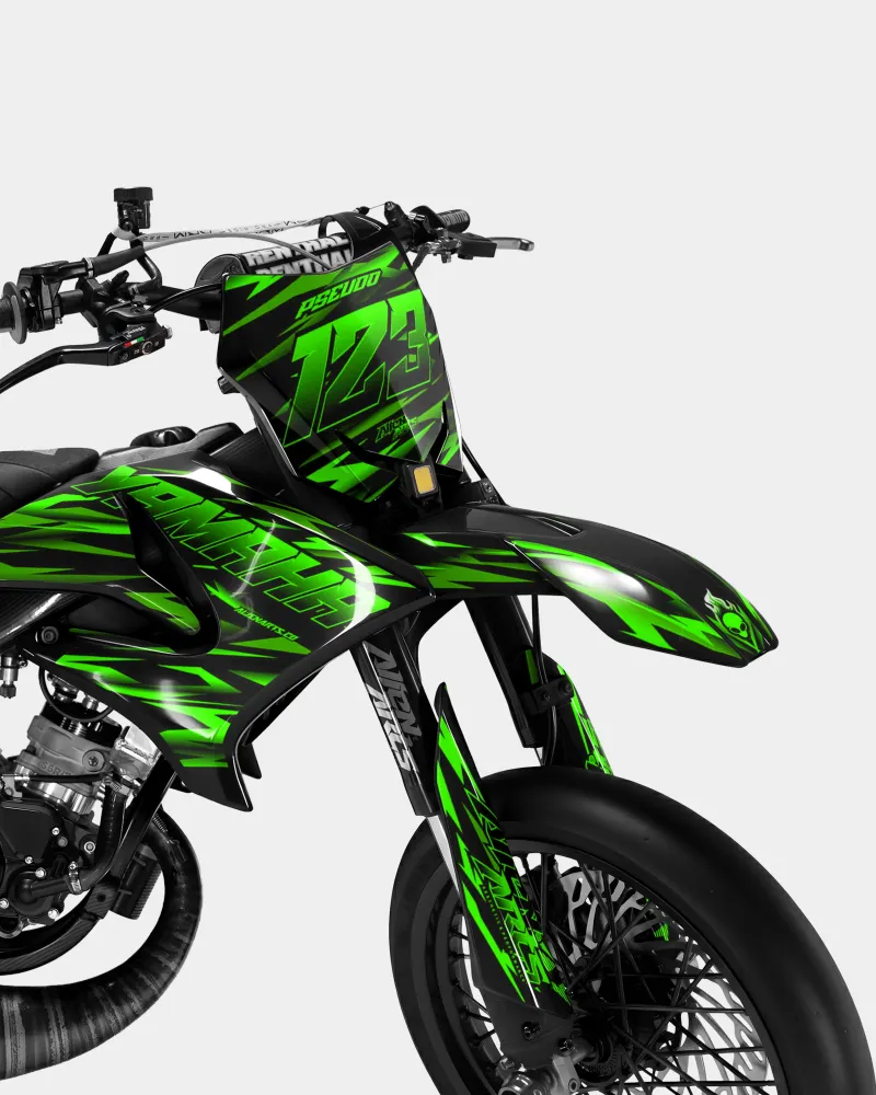 SUJAK - Decoratieset YAMAHA DT 50cc - Groen