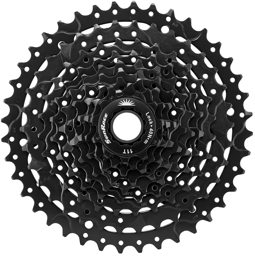 SunRace CSM980 9AX cassette 9-speed 11-40T zwart
