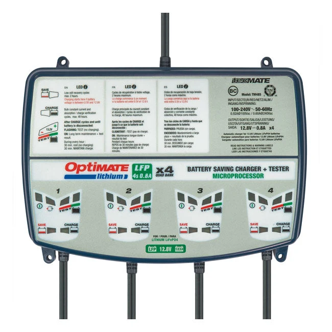 TecMate Optimate Lithium 4S 0,8A 4-bank