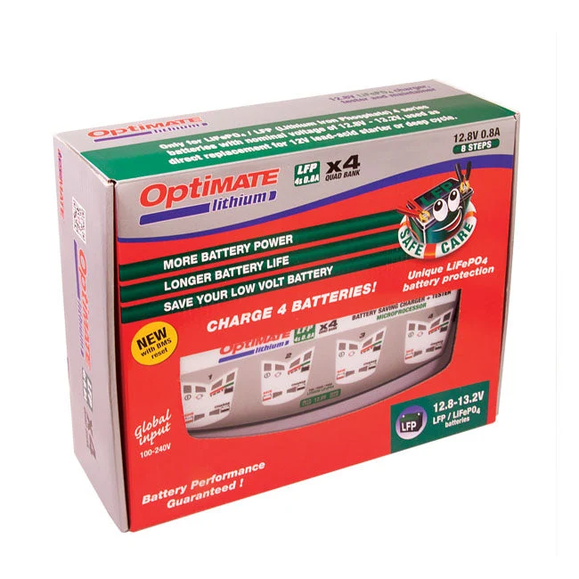 TecMate Optimate Lithium 4S 0,8A 4-bank
