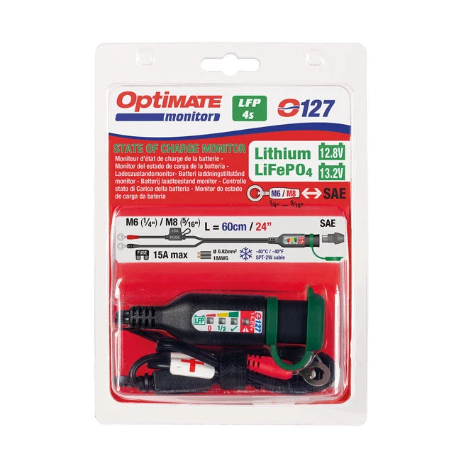 TecMate Optimate Monitor O-127 Kabel Lithium