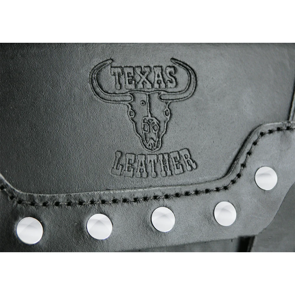 Texas Leather Throw-Over universele zadeltassen voor motorfietsen
