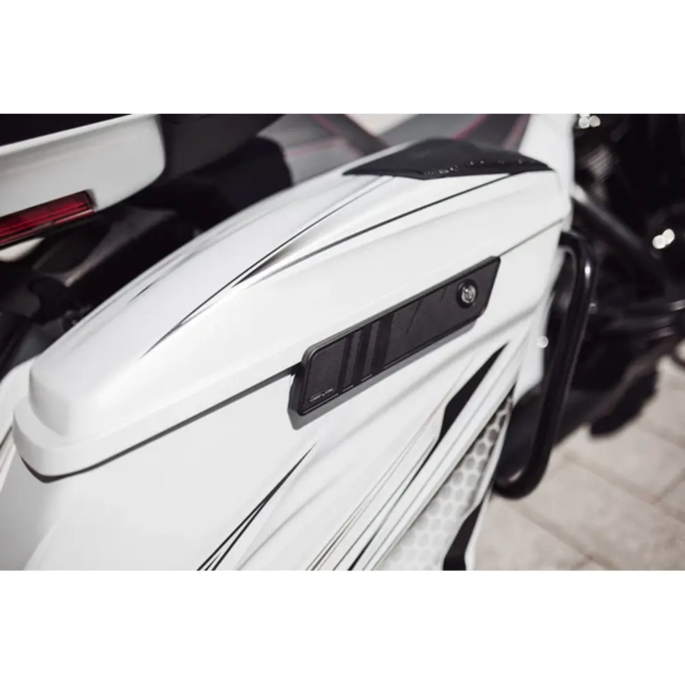 Tommy & Sons zadeltasvergrendelingafdekkingen voor Harley