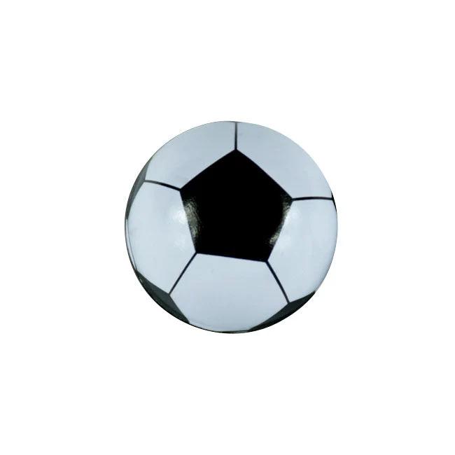 Trik Tropz Valve Stem Caps Voetbal Valve Caps. Zwart