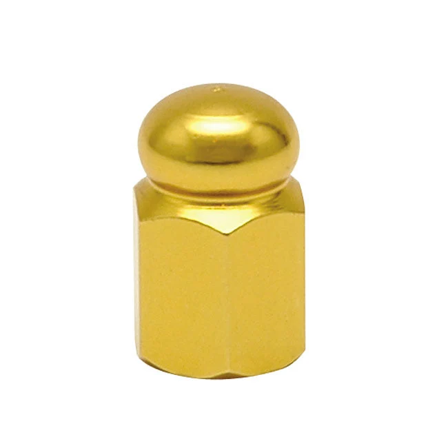 Trik Tropz Ventieldopjes Alloy Hex Domed Goud