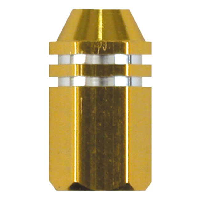Trik Tropz Ventieldopjes Goud Alloy Twee-tonig Hex Recht