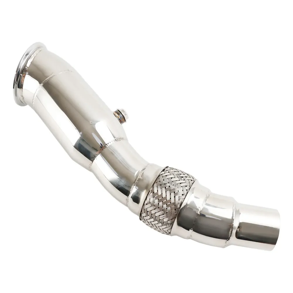 Uitlaat Racing Downpipe voor 2011-2017 BMW 528i N20 F10 roestvrij staal