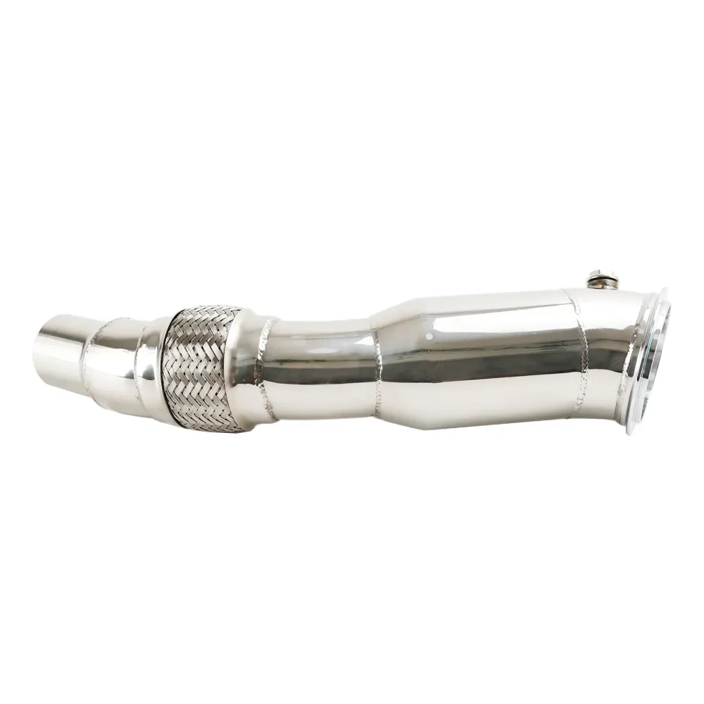Uitlaat Racing Downpipe voor 2011-2017 BMW 528i N20 F10 roestvrij staal