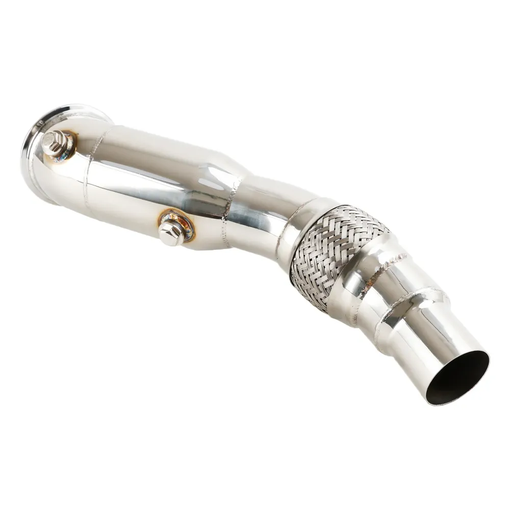 Uitlaat Racing Downpipe voor 2011-2017 BMW 528i N20 F10 roestvrij staal