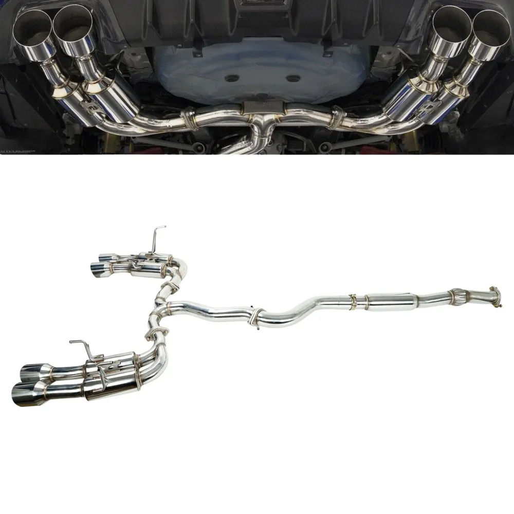 Uitlaatkop Cat Back Uitlaat Tip voor Subaru WRX/STI 2015+ R400 Quad Tips Uitlaat